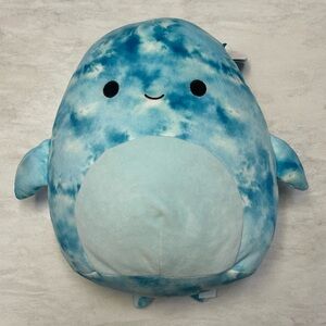 Blue Tie-Dye Plush Toy, Danika the Tie Dye Dolphin, Squishmellow